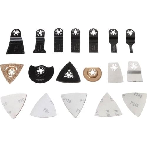 Drop Ship 38 Pcs Mix Oscillating Multi Tool Saw Blades For FEIN BOSCH Dremel Makita Skil