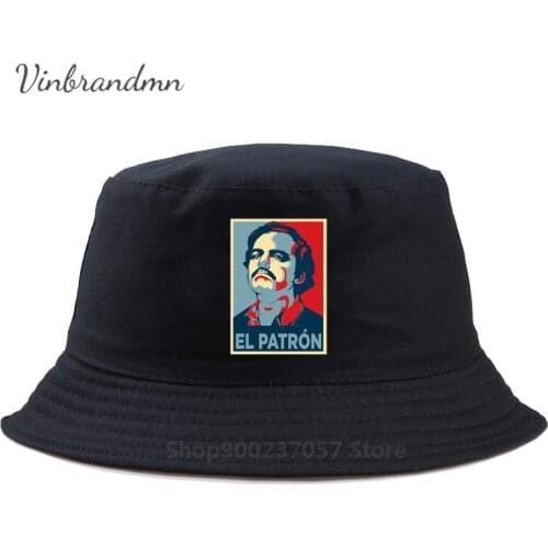 Colombian deal Plata O Plomo Pablo Panama Bucket Hat Escobar Drug Silver or Lead EL Patron hipster Fisherman Hat