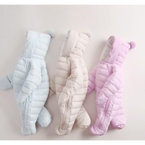 Baby Clothes For Autumn Winter Newborn Long-Sleeve Rompers 0-1 Years Old Autumn Solid Casual Children Boy Girls Soft Comfortable