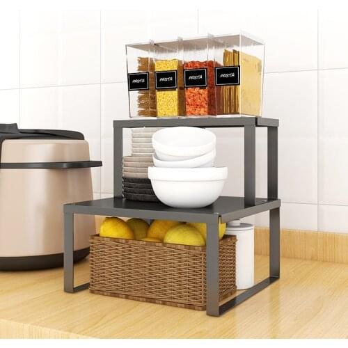3 Sizes Combinable Stainless Steel Storage Rack Bath Shelf Kitchen Tableware Spice Stand Home Office Shelf Book Organizer Holder