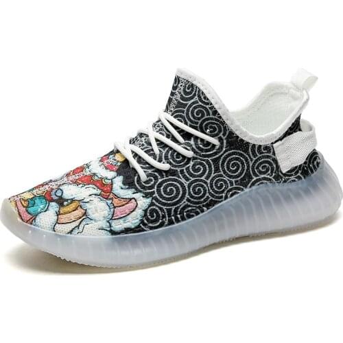 Men casual shoes 2021 Summer Anime Running sneakers Handmade Outdoor Wear Resistant EVA casual shoes for men casual shoes