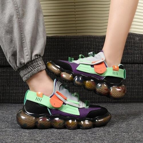 Men Women Shoes Flats Fashion Walking Shoes Walking Ladies Shoes Woman Lace-Up Mesh Breathable Female Sneakers Zapatillas Mujer