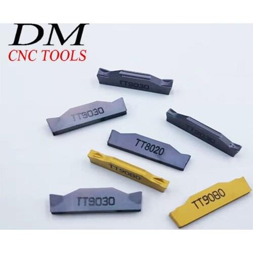 10pcs TDC2 TDC3 TDC4 TT9030 TT9080 Grooving, External and Internal Cutting blade inserts CNC lathe tool blade