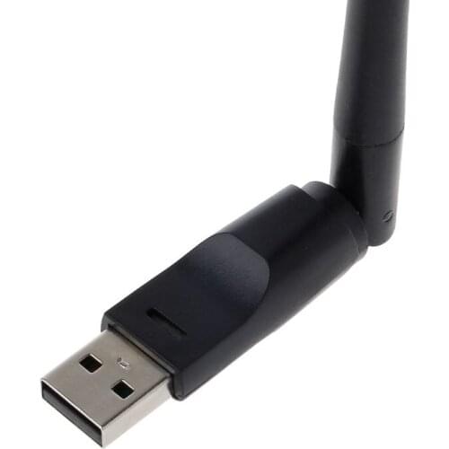 YYDS Ralink 5370 Mini USB Wifi Adapter 2Dbi Antenna LAN Adapter Network Card 802.11b/n/g Recevier Antenna For Laptop Desktop