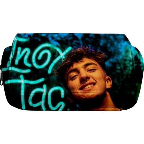 2021 New Arrival 3D Inoxtag School large clutch bag, suitable for girls, boys, teenagers, cute double Kawaii bag, college