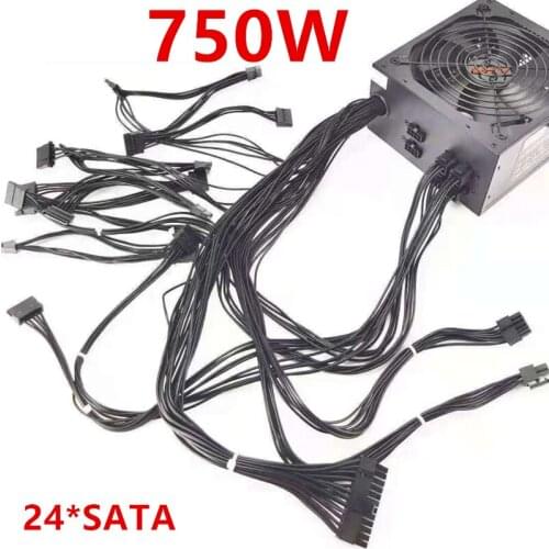 New Original PSU For Special Power Supply For 24 Hard Disk IPFS Multi Hard Disk Power Supply Desktop Power Supply 24*SATA 750W