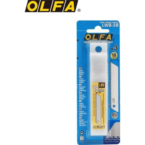OLFA original 18mm matching blade wave-shaped non-slip cutting blade OLFA LWB-3B