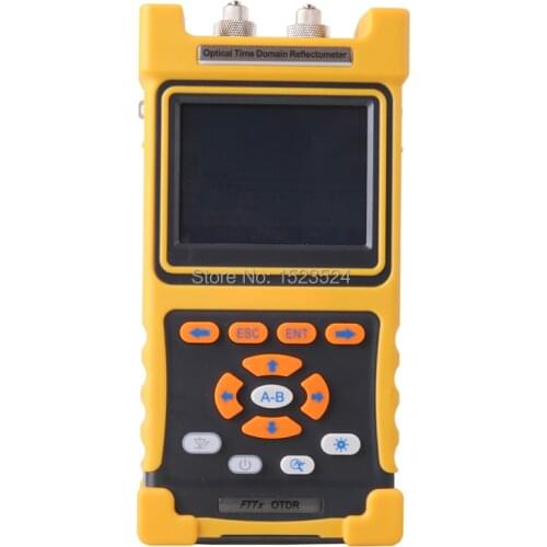 32/30dB SM 1310/1550nm Optical Time Domain Reflectometer Fiber Optic OTDR with Built in VFL Touch Screen