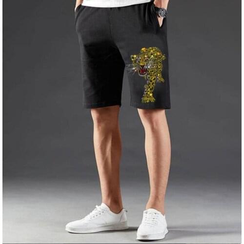 Casual short pant Men Fashion Diamond stone Mens shorts New Arrival Fashion Brand Man Hot-Sale Slim