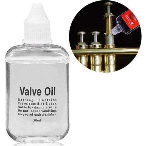 30ml Valve Lubricating Oil Smooth Switch Parts for Sax Saxophone Clarinet Flute Trumpet Horn Brass Instruments Accessories