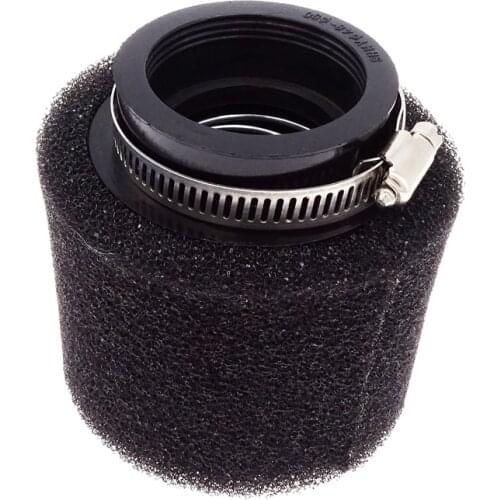 47mm Universal Motorcycle Straight Black Foam Air Filter Sponge Cleaner Fit For Suzuki Yamaha Kawasaki ATV Bike Dirt Pit Parts