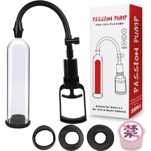 Male Penis Enlargement Vacuum Pumps Penis Pump Penis Cock Expand Machine Penis Extender Adult Sexy Product for Men BDSM