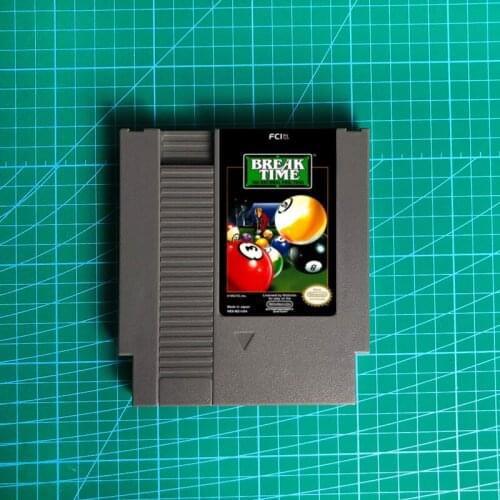 Break Time - The National Pool Tour - 72 pins 8bit game cartridge