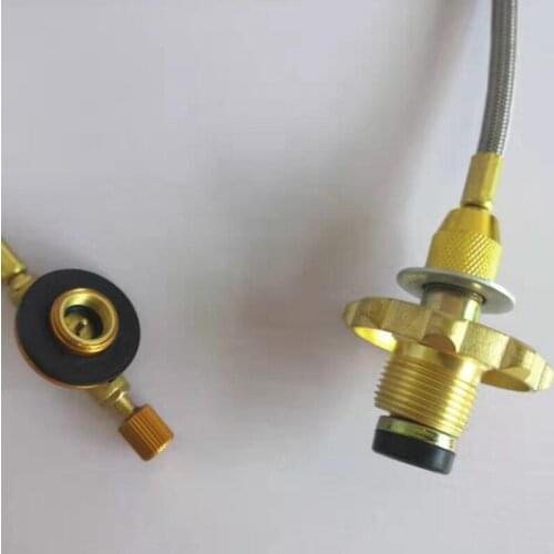 1pc flat hose fuel tank barbecue camping extension pipe joint natural gas tank fuel pipe filter inflation valve 1m air hose coil