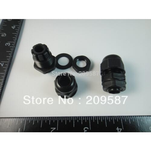 50pcs Waterproof Connector Cable Gland M12 x 1.5