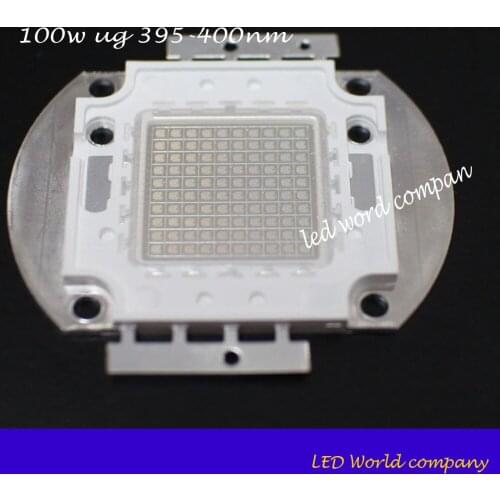 Free shipping! factory price 1pcs/bag 395nm led chip ,uv 100w,100w 395nm chip 100w uv led chip 30-36V 3500mA led chip