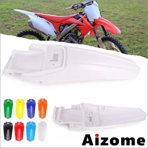 Motorcycle White Rear Fender Mudguar ABS Plastic Dirt Bike Enduro Supermoto Motocross Mudguard For Honda CRF230F CRF 230F 2020