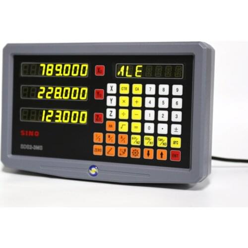 SINO 3 Axis SDS2-3MS Grating CNC Milling Digital Readout Display DRO SDS3MS Lathe Milling Machine Meter