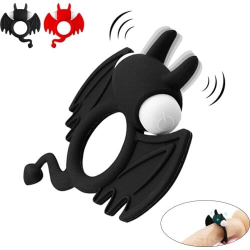 EXVOID Vibrating Cock Rings Delay Ejaculation Silicone Penis Ring Vibrator Erotic Sex Toys for Men Gay Erection Male Masturbate