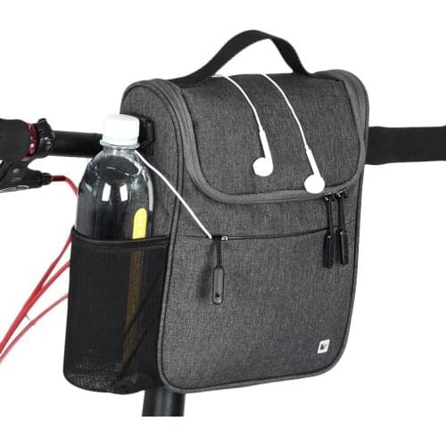 5L Multifunction Bicycle Handlebar Bag MTB Road Bike Front Bag Folding Bike First Bag Shoulder Pack Multi Phone Holder Bag