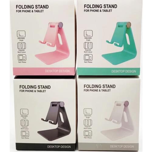 Portable adjustable foldable mobile phone desktop stand Creative folding stand Folding stand New desk phone stand SP129