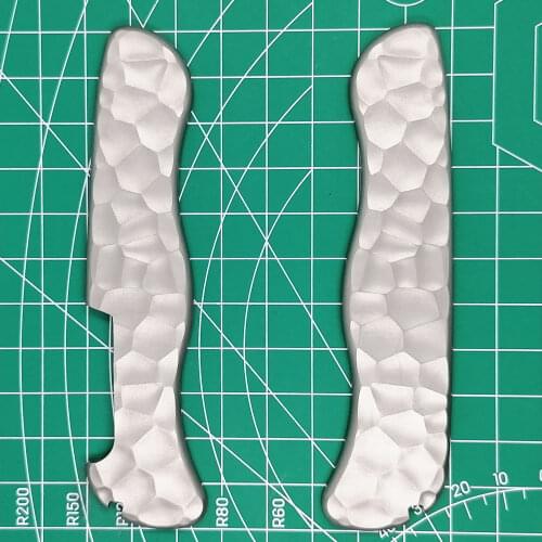 Custom Made Titanium Alloy TC4 Scales Handle with Cork Screw Cut-Out for 111 mm Victorinox Swiss Army Knife