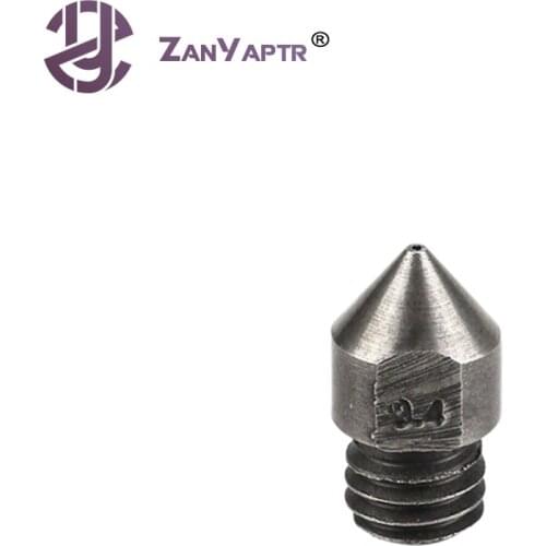 Reprap MK8 Hardened steel nozzle 1.75mm 0.4/0.6/0.8/1.0/1.2/1.5mm for MK8 hotend kit