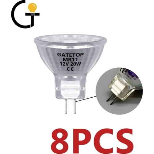 Spotlight Halogen Lamp MR11 8Pcs/Lot 20W 12V Energy Saving GU4 Hot Size
