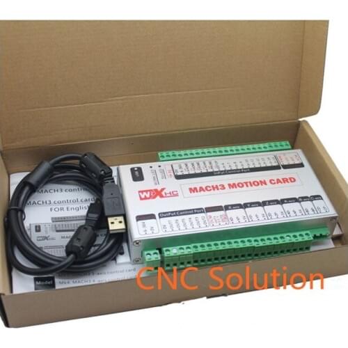 6 Axis USB Mach3 CNC Controller Motion Control Card 2MHz Breakout Board A B C X Y Z Axis USB CNC Controller Card 6 Axis New