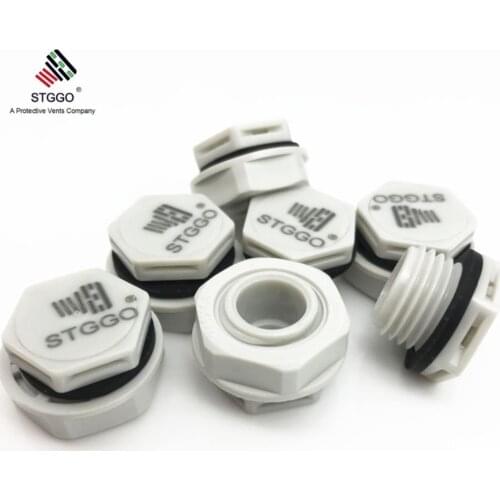 IP68 M16x1.5 Waterproof Stggo Pressure Equilization Screw In Protective Air Breather Vent Plug for Industrial Enclosure