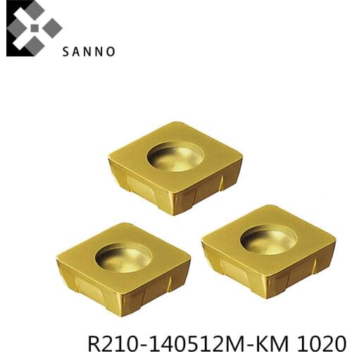 CNC carbide blade inserts R210-140512M-KM 1030 / 1020 cnc milling machining lathe inserts R210