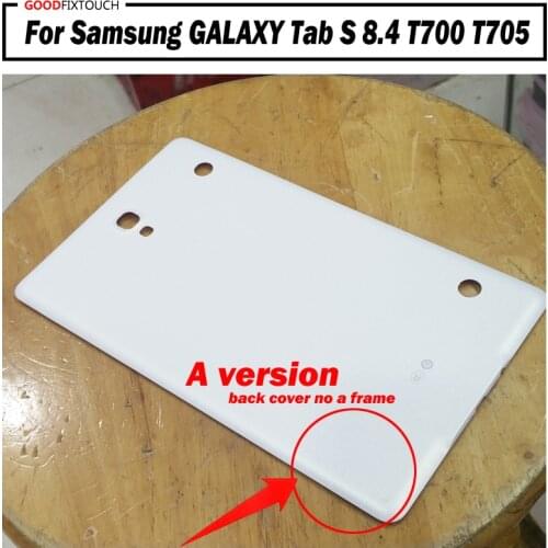 High quality For Samsung GALAXY Tab S 8.4 T700 T705 back cover Battery Cover Back Housing Door Repair Parts Replacement