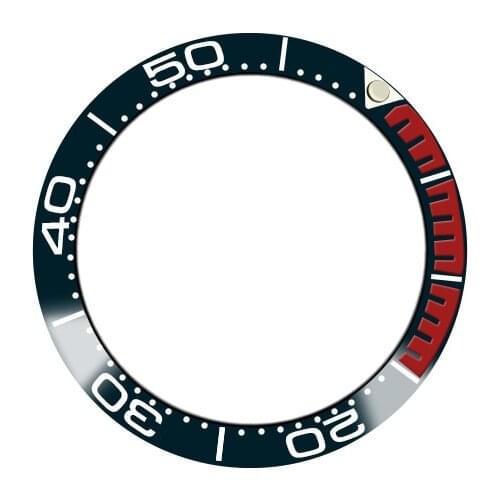 Watch repair tool parts 38mm ceramic bezel rotation for 40mm spare parts automatic table multicolor wheel Q6