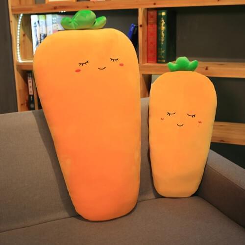1pc 50/70CM Lovely Carrot Plush Toys Stuffed Soft Vegetable Pillow kawaii Cartoon Dolls Children Girls Sleeping Cushion Gifts