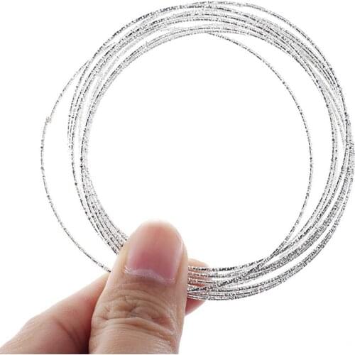 10/20Pcs Bulk Fashion Silver Color Ultra Thin Hoop Bracelet Women Girls Bangle Wristband Fashion Jewelry Bracelets