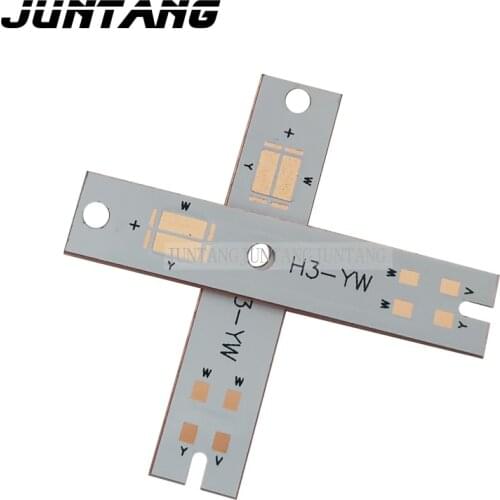 10pcs1860 H3 two-color copper substrate car headlight copper substrate LED PCB thermoelectric separation copper substrate