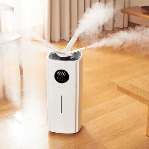 21 Large Area Mist Maker Top Filling Industrial Steam Air Purifier Humidifier Big Desktop Ultrasonic Type Combo Remote