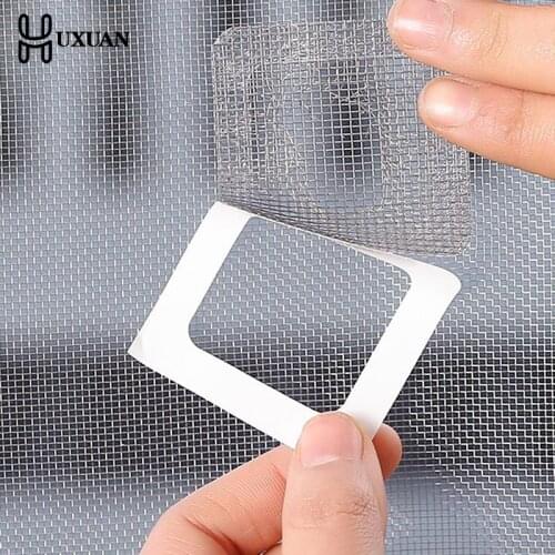 9Pcs/15pcs Adhesive Fix Net Window Home Anti Mosquito Fly Bug Insect Repair Screen Wall Patch Stickers Mesh Window Screen