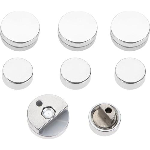 4Pcs 20/27mm Mirror Clips Bathroom Mirror Glass Hinger Fixed Advertising Plate Glass Clamp Fixed Clip for 6-7mm or 3-5mm Glass