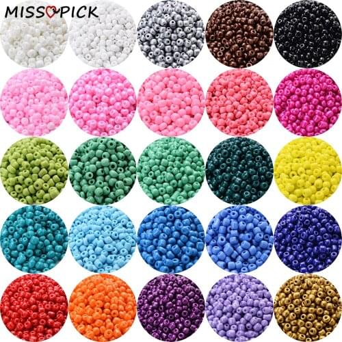 100/200/500pcs 4mm Charm Czech Glass Seed Spacer Beads DIY Bracelet Necklace Jewelry Making Handmade Accessories Supplies