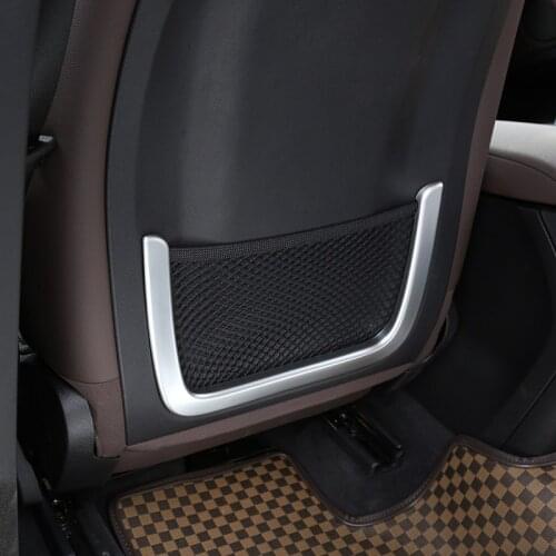 ABS Chrome Car Rear Trunk Seat Net Decoration Frame Trim For BMW X3 2018 Auto Accessories 2pcs/set