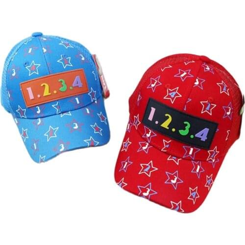 Doitbest 2020 mesh Child Baseball Cap five-pointed star letters summer Hip Hop kids Hats Boy Girls hat Caps snapback gorras