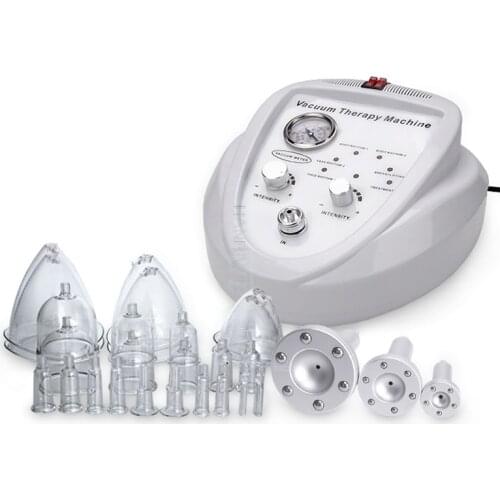 Electric breast pump vacuum suction cup therapy massager machine vacuum pump to increase breast enhancer