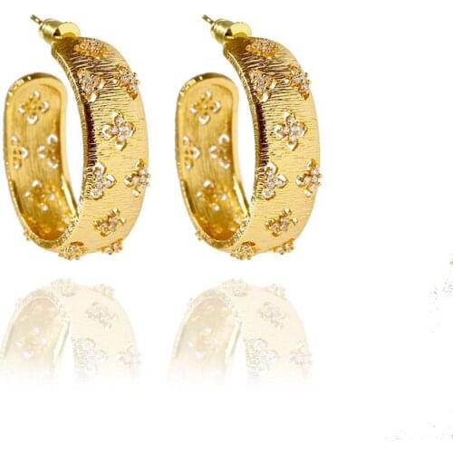 HONGYINSI Women's Gold Earrings