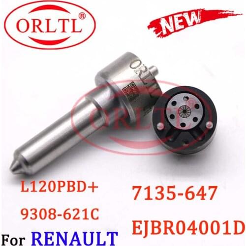 ORLTL Injector Repair Kit 7135-647 Nozzle L120PRD Valve 9308-621C for 28232248 EJBR01801Z EJBR01801A EJBR04001D 28232242