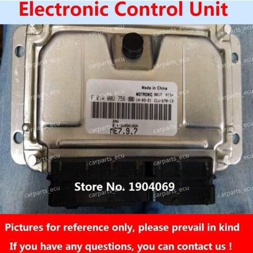 Engine Computer Board F01R00D756 B14-3605010GA F01RB0D756 M7.9.7 ECU F01R00DB85 M11-3605010CD F01RB0DB85 For Chery Car