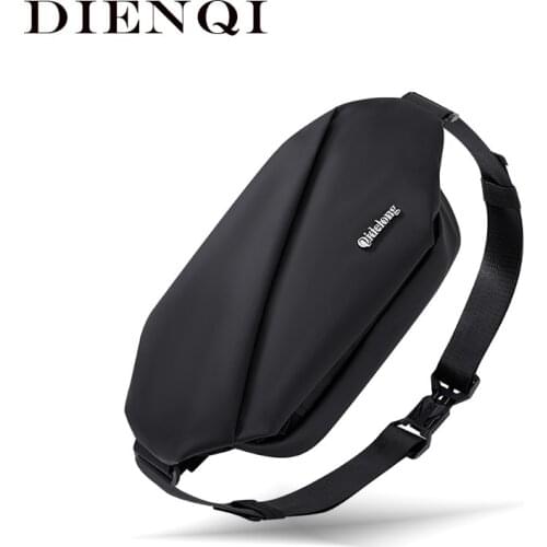 DIENQI New Anti Chest Bag Men Casual Waterproof Sling Bag Personal Pocket Messenger Crossbody Bags for Men 2021 bolso hombre