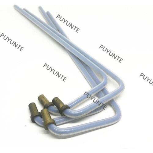 New Zebra 105SL barcode printer ribbon take up axis shape 7 hook