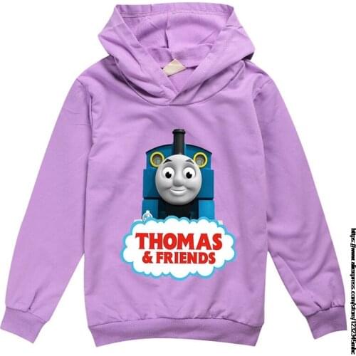 Toddler Baby Kids Boy Girl Tomas Printing Kids Hoodies Cute Baby Girl Sweatshirts 20 Colours Hooded For Teenager 2-16Year