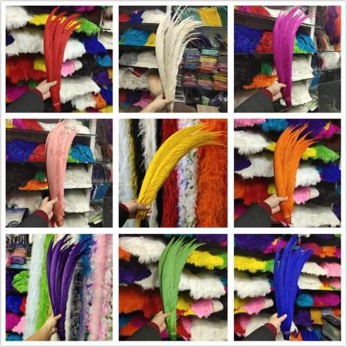 Wholesale 50/100pcs Multicolor Golden Pheasant Tail Feathers 26-28 inches/65-70 cm For Wedding Christmas Craft Making Decoration